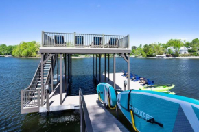 New Home, Dock, Home Theatre Projector, Hot Tub, Fire Pit, Kayaks